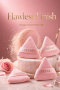 Soft Touch Triangular Makeup Puffs & Sponges